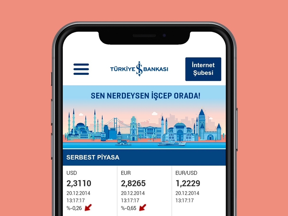 İş Bankası - Web ve App Lokasyon Banner