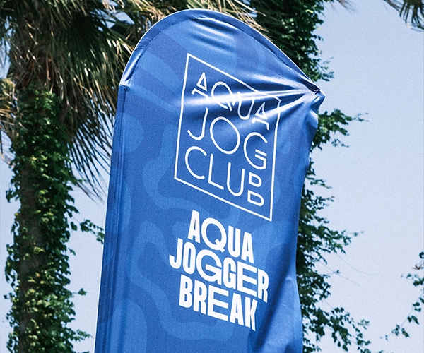 Aqua Jog Club Logo ve Etkinlik Tasarımı